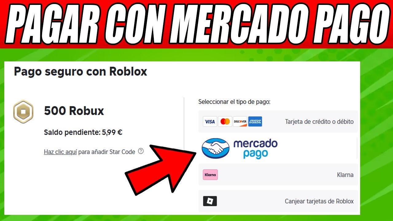 Spain Robux Como Recargar Robux Con Mercado Pago En Roblox - YouTube
