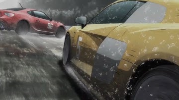 【MF GHOST 2nd Season】Kanata drifting in front of Sakamoto (GT86 vs R8)