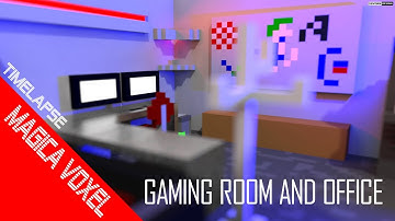 Magica Voxel - PC Room Timelapse