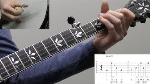10 Licks In The Key Of D | Beginner Bluegrass Banjo Lesson With Tab