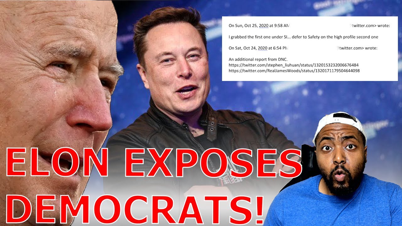 Elon Musk EXPOSES Democrats COLLUDING With Big Tech Before 2020 Election In BOMBSHELL Twitter Files!