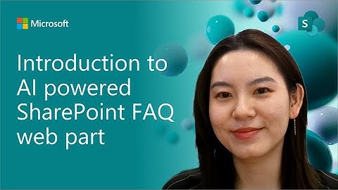 Introduction to AI powered SharePoint FAQ web part