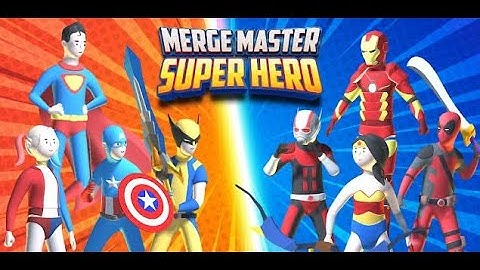 MERGE MASTER - SUPER HERO | LEVEL 36 TO 52 | GAMEPLAY #5