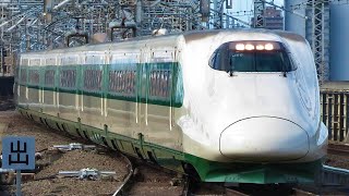 E2系J66編成の団体臨時列車が大宮駅に到着するシーン！