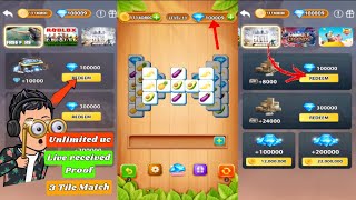3 Tiles - Match Pubg Bmgi Uc Received Proof | 3 Tiles - Match Real or Fake |  Unlimited Diamond screenshot 5