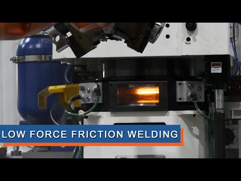 Low Force Friction Welding of Pistons