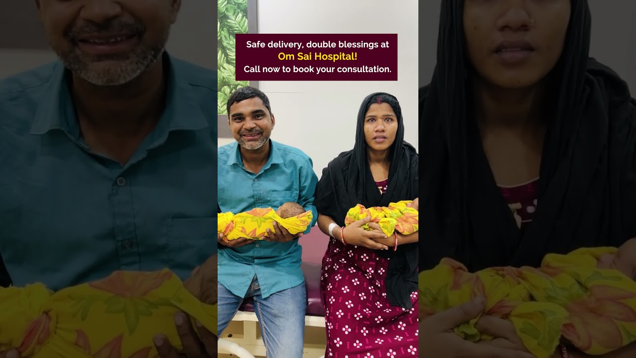 IVF Twin Pregnancy Delivery Success | Emergency LSCS at 35 Weeks | Om Sai Hospital