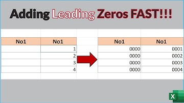 How to Add Leading Zeros in Excel Two Most Common Ways #excel #exceltricks #shortsvideo