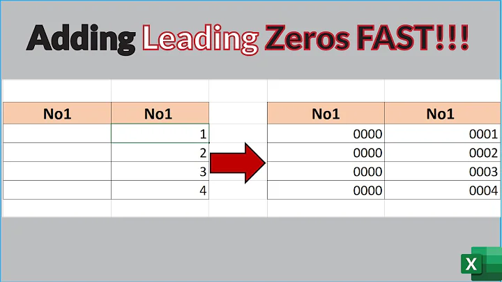 How to Add Leading Zeros in Excel Two Most Common Ways #excel #exceltricks #shortsvideo