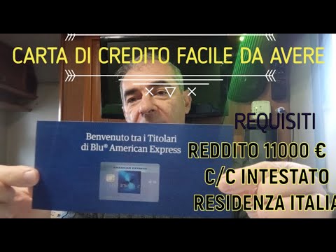 CARTA DI CREDITO FACILE DA OTTENERE!!