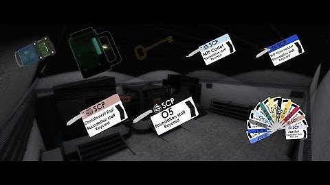 Roblox Project SCP: How to get better keycards fast