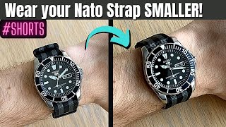 How to wear Nato Straps smaller! #shorts screenshot 2