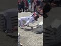 Teenager smashes concrete blocks with head in record attempt