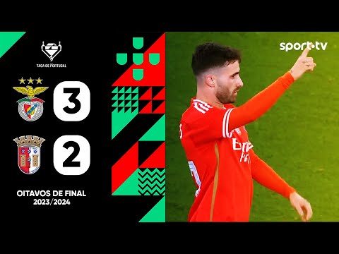 Resumo: Benfica 3-2 Braga - Taça de Portugal | sport tv