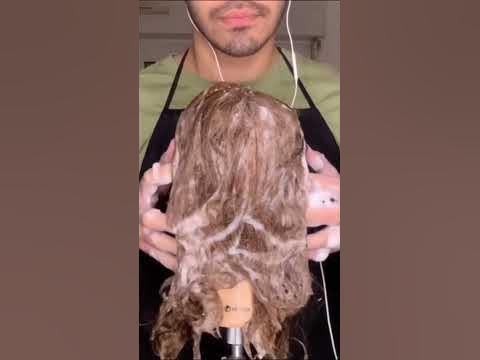 ASMR SHAMPOO TRIGGERS TO SLEEP 😴 #asmr #asmrhair #asmrshampoo # ...