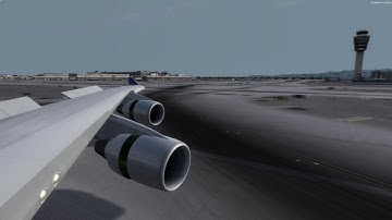P3D | PMDG 747 v3 Phoenix Landing (QOTSII)
