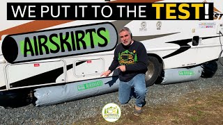 AirSkirts Camper Skirting Installation and Temperature Test!