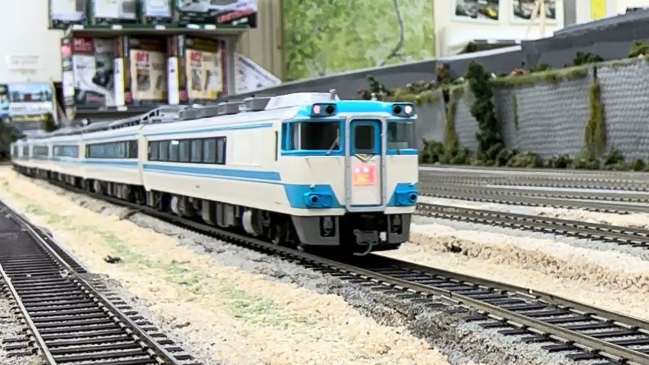 1/80 TOMIX JR キハ181系(JR四国色) 基本セット その① - YouTube
