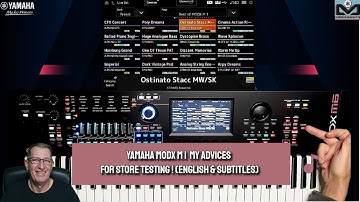Yamaha MODX M | Mijn advies voor het testen in de winkel (Engels & ondertiteld)