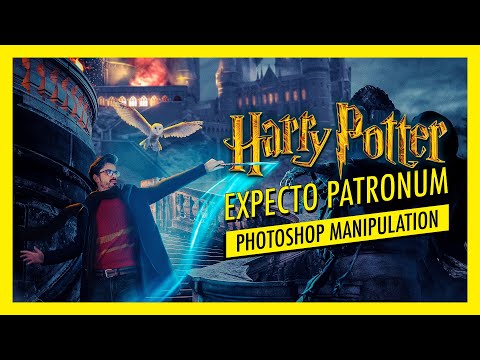 "EXPECTO PATRONUM!" 🔮🪄 - Photoshop Manipulation - Harry Potter Fan Art