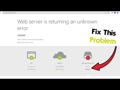 How To Fix 520 ERROR Cloudflare