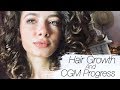 Two Month Hair Growth &amp; CGM Progress || Curly Hair Journey