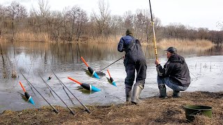 Рыбалка на ПОПЛАВОК весной 2024... Ловля на МАНКУ и ПОПЛАВОЧНУЮ УДОЧКУ в марте