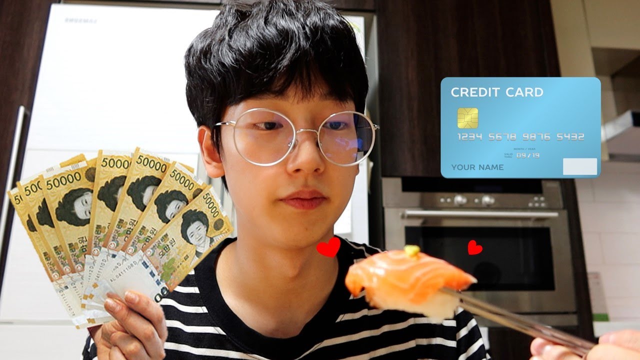 韓国の国民支援金(コロナ給付金)で寿司を食べました！