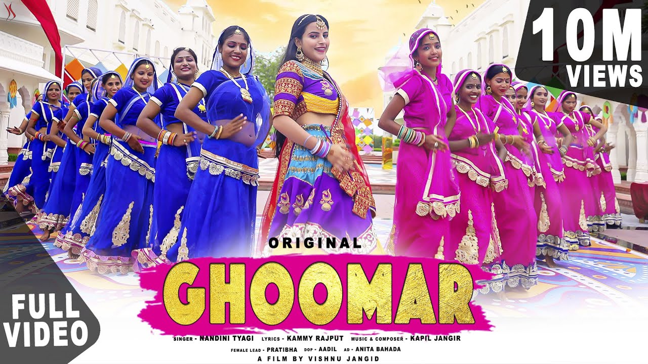 GHOOMAR  Original Song   Kapil Jangir Ft Nandini Tyagi  New Rajasthani Ghoomar Song