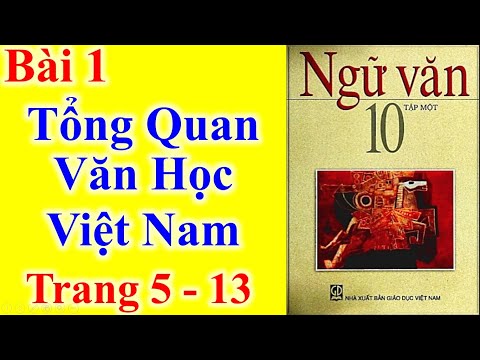 Video Ngữ văn Lớp 10 Bài 1 - Tổng quan văn học việt nam -... - YouTube