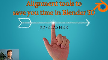 Alignment tools in Vanilla Blender