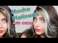 Tutorial Cabelo Platinado em casa | Mecha na Franja