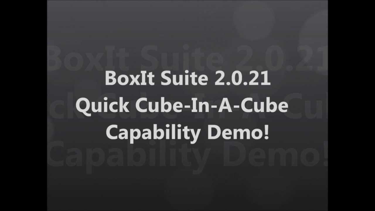 BoxIt Suite 2.0+ Cube-In-A-Cube Icon Demo - YouTube