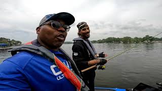 Cove had some guests on the boat today, chasing CRAPPIE!