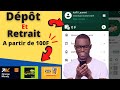 Comment  recharger son compte betwinner a partir de 100f via mtn orange moov monnaie