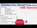 IELTS LISTENING ACTUAL TEST WITH ANSWERS | 04.08.2021