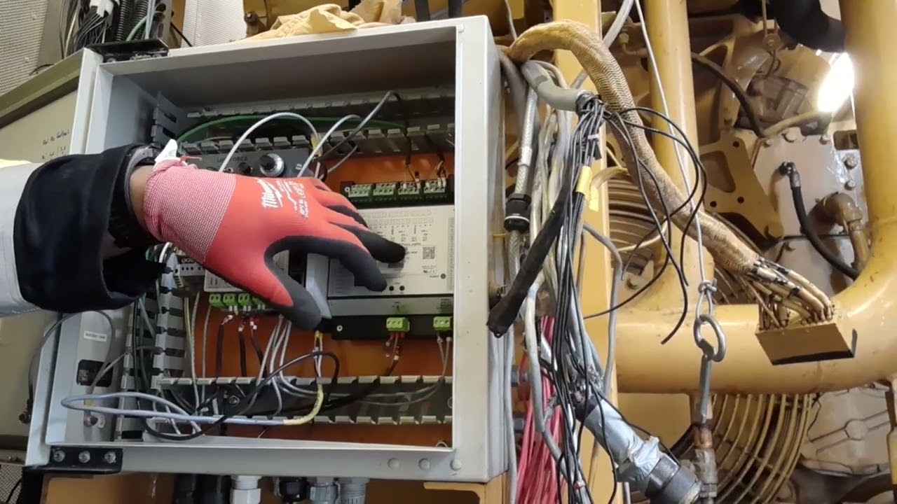CAT G3516 Generator Controls Upgrade: Analog I/O Relocation in Action