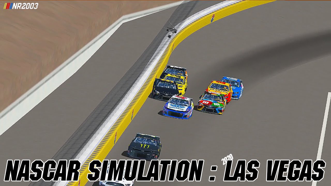 NR2003 2020 Season Simulation : Las Vegas (Race 2) - YouTube