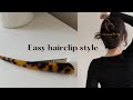 Easy 5 Hair styles with Hair Clip