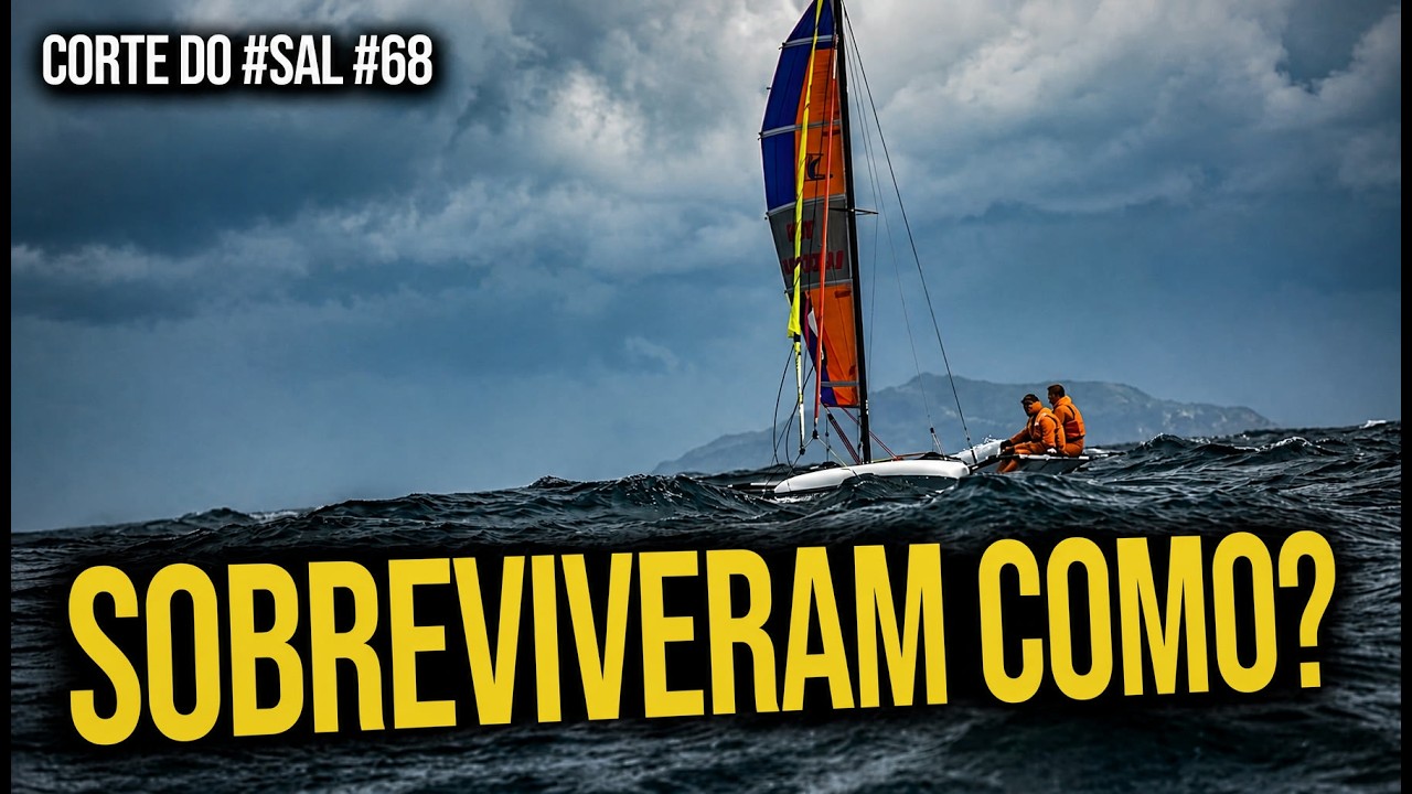 ⁣50 dias na Patagônia: 45 foram de chuva e frio wm um Hobie Cat | Corte do #SAL #68