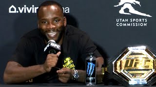 Leon Edwards PostFight Press Conference | UFC 278