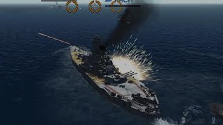 IJN Yamato gameplay #2 - World War Battleship screenshot 5