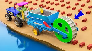 Diy tractor mini Bricks Making Machine | Brick Plante Capacity 100000 blocks per day @DIYFARMMODEL68