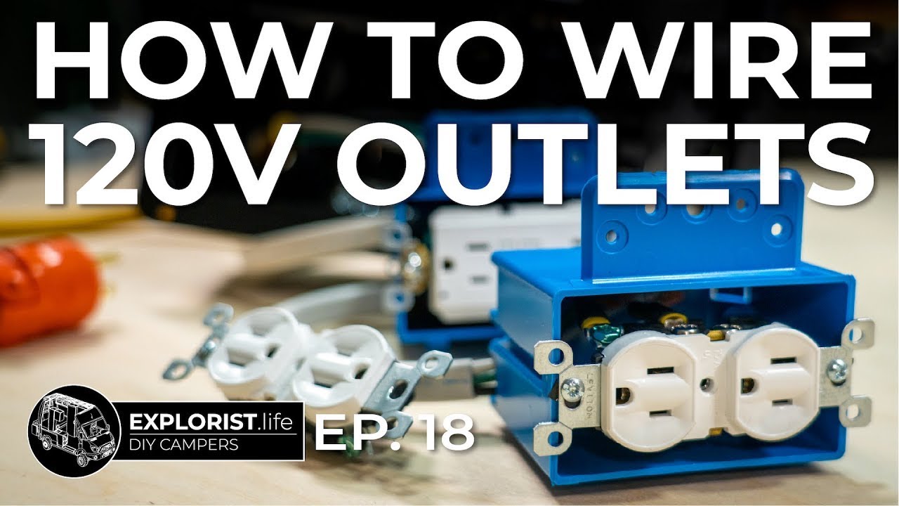 120V Outlets, Switches, and GFCI Outlets (For a DIY Camper Van