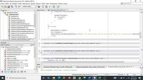 Programa que calcula tu IMC/Java NetBeans
