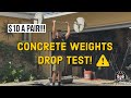 TESTING DIY HOMEMADE CONCRETE WEIGHTS $10 A PAIR - WORTH IT??