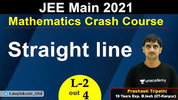 JEE Main Crash Course | Straight Line | Mathematics Crash Course | JEE 2021 | by Tripathi Sir