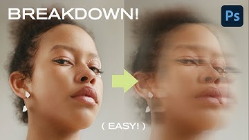 How to make THIS cool realistic film exposure blur effect on Photoshop