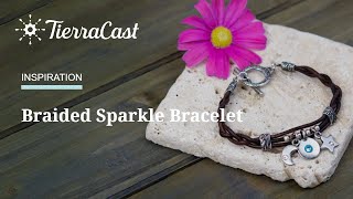 Braided Sparkle Bracelet Jewelry Making Demo