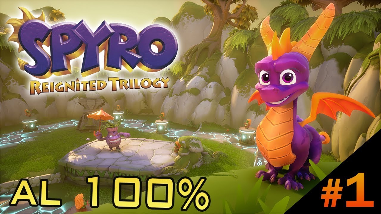 SPYRO REMASTERIZADO (PS4) Gameplay primer mundo al 100% | Walkthrough | YouTube